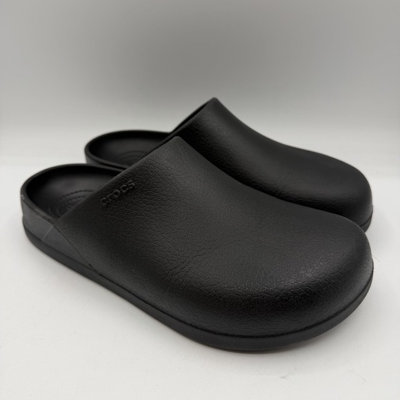 Crocs Dylan Clogs Mens 7 Womens 9 Black Slip On Shoes Mules Sandals Comfort main image 10